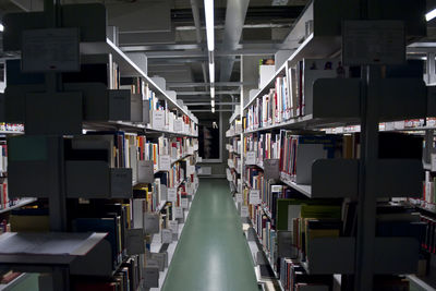 Interior of library