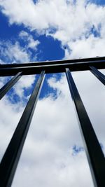 Low angle view of cloudy sky