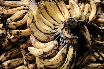 Full frame shot of bananas