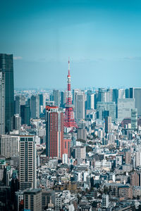 Cityscape against sky