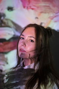 Portrait of a smiling young woman