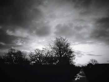 Low angle view of cloudy sky