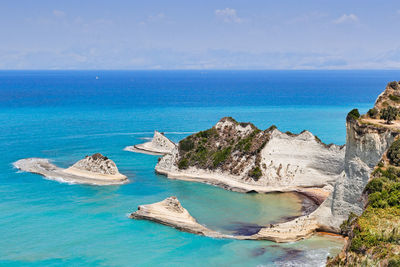 Panoramic view of sea against sky