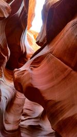 Close-up of rock formation