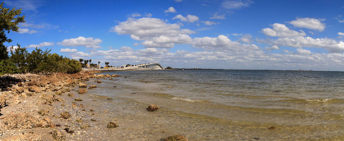 View of beach against sky