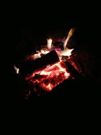 Bonfire at night