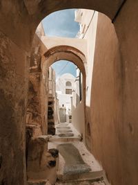 Corridor of historic building
