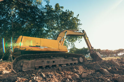 View of construction site