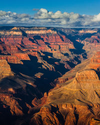 Aerial view of landscape against sky