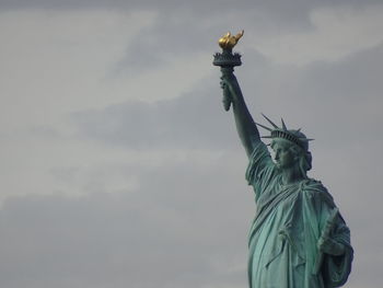 Low angle view of statue