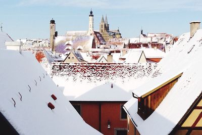 View of residential buildings