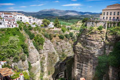 View of old town in city