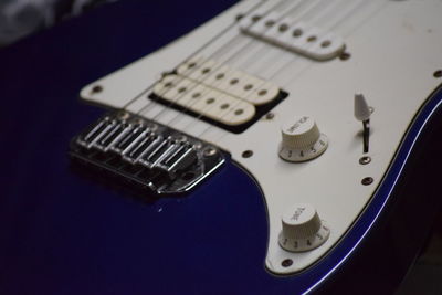 Close-up of guitar