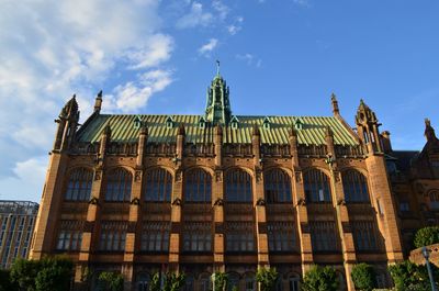 Low angle view of building against sky