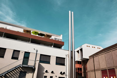 Low angle view of building against sky