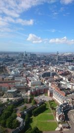 Aerial view of cityscape