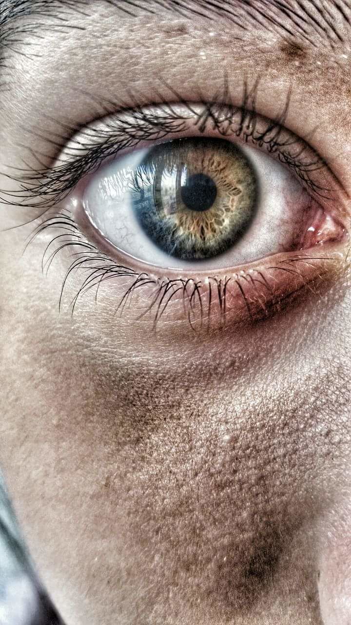 human eye, sensory perception, eyelash, eyesight, close-up, looking at camera, part of, reflection, extreme close-up, backgrounds, portrait, full frame, extreme close up, staring, human skin, eyeball, person, iris - eye, vision, looking