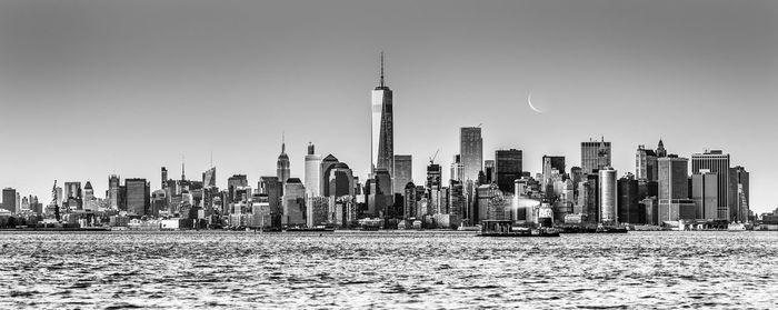 Panoramic view of buildings against sky