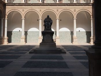 Statue of historic building