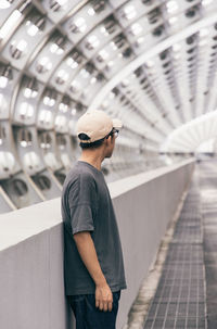 Man standing on floor