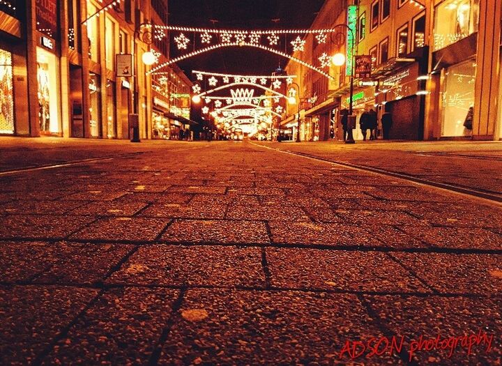 ILLUMINATED CITY AT NIGHT