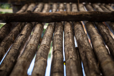 Full frame shot of wood