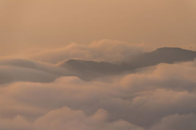 Low angle view of dramatic sky