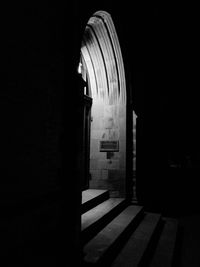 Archway at night