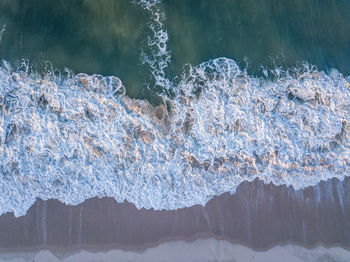 Aerial view of sea and beach