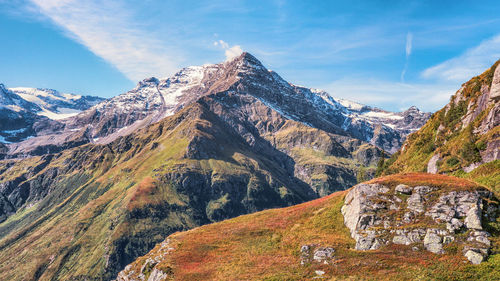 Austria rauchkogel bad hofgastein mountains scenic view of snowcapped mountains against sky