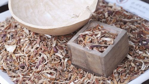 High angle view of food in market stall