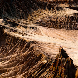 Full frame shot of dramatic landscape