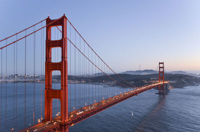 Golden gate bridge against sky