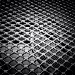 Full frame shot of metal grate