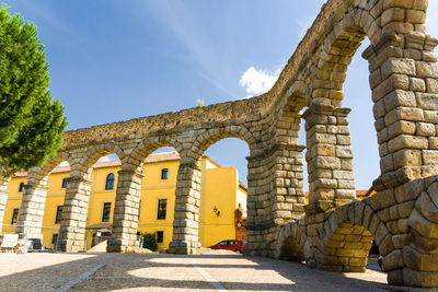 View of old building against sky