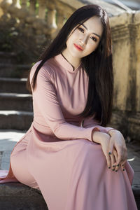 Portrait of a beautiful young woman