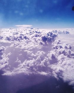 Scenic view of cloudy sky