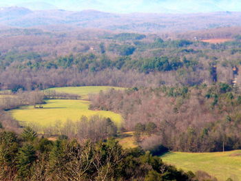 Scenic view of mountains