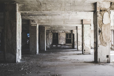 View of abandoned building