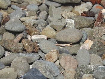 Full frame shot of pebbles