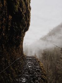 Scenic view of mountain against sky