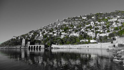 Built structure in water