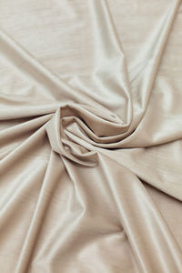 Curtain fabric silk ivory material texture