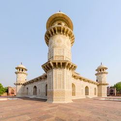 View of historical building against clear sky