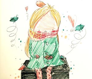 View of multi colored wall