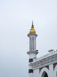 Low angle view of the ubudiah mosque at kuala kangsar, perak, malaysia