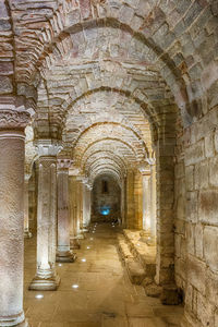 Corridor of historic building