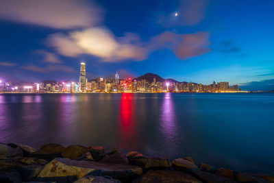 View of city at waterfront