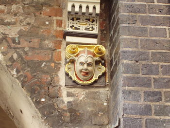 Close-up of old door