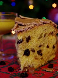 Close-up of chocolate cake